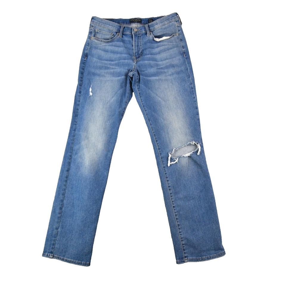 American Eagle Jeans Womens 10/30 (31x31 Actual) Sweet Staight Distressed